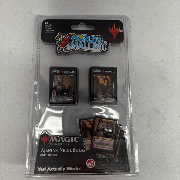 World's Smallest Ajani vs. Nicol Bolas Mini MtG Magic the Gathering Sealed - Picture 1 of 3